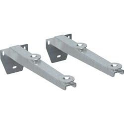 GEBERIT - Súprava montážnych uholníkov pre umývadlo, 2 ks, 450 mm (500260000)