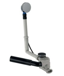 GEBERIT - Vaňová odtoková a prepadová súprava, dĺžka 260 mm, súprava na kompletizáciu, chróm (150.520.21.6)