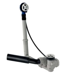 GEBERIT - Vaňová odtoková a prepadová súprava, dĺžka 320 mm, chróm (150.595.00.6)
