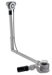 GEBERIT - Vaňová odtoková a prepadová súprava, ovládanie PushControl, dĺžka 500 mm, chróm (150.751.21.6)