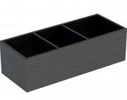 GEBERIT - VariForm Organizér do zásuvky, 18x14x37 cm, tmavosivá (501.157.00.1)