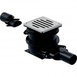 GEBERIT - Varino Podlahový vpust vodorovný, d 5 cm/d1 5 cm (388.023.00.1)