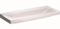 GEBERIT - Xeno 2 Umývadlo 120x48 cm, bez otvoru na batériu, bez prepadu, s KeraTect, biela (500.552.01.1)