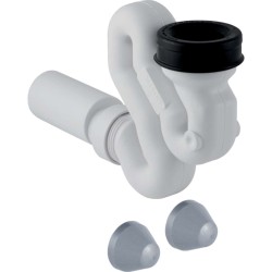 GEBERIT - Zápachová uzávierka na pisoár, s montážnym príslušenstvom, d 50 mm, vývod vodorovný (152.942.11.1)