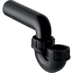 GEBERIT - Zápachový uzáver na drez, so skrutkovaním, prívod zvislý/vývod vodorovný, d 56 mm, d1 56 mm (152.044.16.1)