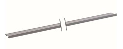 GEBERIT - Zberný profil na sprchový odtok v stene, 1500 mm, kefovaná nerezová (154.341.FW.1)