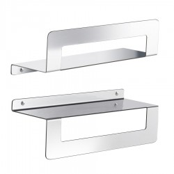 Gedy - CLEO polica s držiakem uterákov 300, nerez lesk (2019133)