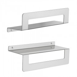 Gedy - CLEO polica s držiakem uterákov 300, nerez mat (2019383)