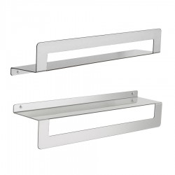 Gedy - CLEO polica s držiakem uterákov 500, nerez mat (2019385)