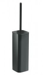 Gedy - FLORI WC kefa závesná, čierna matná (32330314)