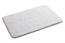 Gedy - FUZZY kúpeľňová predložka, 50x80cm, 100% polyester, protišmyk, biela (96FY508002)