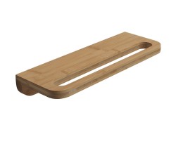Gedy - HIMALAYA polička s držiakem uterákov 400x145, bambus (HY19)