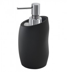 Gedy - ISIDE dávkovač mydla na postavenie, čierna matná (188114)
