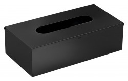 Gedy - Kleenex box závesný, 250x75x130 čierna matná (230814)