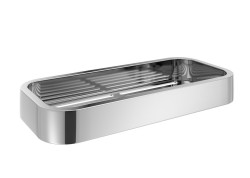 Gedy - OUTLINE sprchová polica, 241x30x111, chróm (3218)