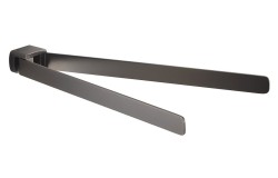 Gedy - PIRENEI  dvojitý držiak uterákov otočný  350, gun metal (PI2381)