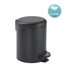 Gedy - POTTY odpadkový koš 3l, Soft Close, čierna mat (320914)
