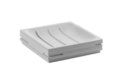 Gedy - QUADROTTO mydelnička na postavenie, biela (QU1102)