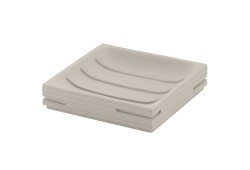 Gedy - QUADROTTO mydelnička na postavenie, tortora (QU1166)