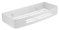 Gedy - SMART polička do sprchy, 300x45x128 biela matná (241702)
