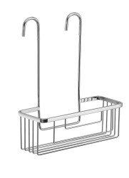 Gedy - SMART polička do sprchy závesná, na batériu, 300x375x120 chróm (248913)