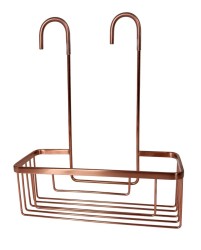 Gedy - SMART polička do sprchy závesná, na batériu, 300x375x120 meď mat (248982)
