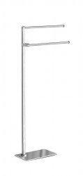 Gedy - Stojan na uterákvy, hranatý, chróm (783113)