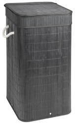 Gedy - TATAMI kôš na bielizeň 35,5x63x35,5cm, čierna/biela (TA3814B)