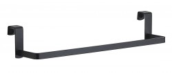 Gedy - TOSCA držiak uterákov na skrinku 370, čierna mat (212914)