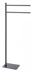 Gedy - TRILLY Stojan na uteráky, hranatý, gun metal (TR3181)
