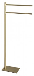 Gedy - TRILLY Stojan na uteráky, hranatý, zlatá matná (TR3188)