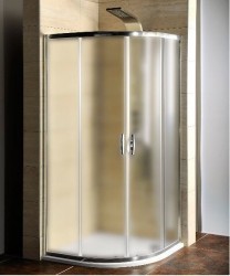 GELCO - AKCE štvrťkruhová sprchová zástena 900x900x1900, sklo BRICK (AG4295)