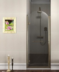 GELCO - ANTIQUE sprchové dvere 800, lavé, číre sklo, bronz, svetlý odtieň (GQ1280LCL)