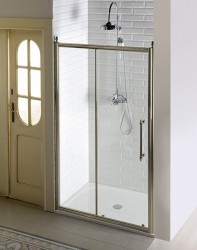 GELCO - ANTIQUE sprchové dvere posuvné 1200, číre sklo, bronz (GQ4212C)