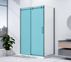 GELCO DRAGON BLACK Bočná stena 1000 číre sklo, GD7210B (GD7210B)