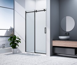 GELCO DRAGON BLACK Sprchové dvere do niky 1300 číre sklo, GD4613B (GD4613B)