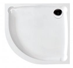 GELCO - HERA sprchová vanička z liateho mramoru, štvrťkruh, 90 x 90 x 7,5 cm, R550 (GH559)