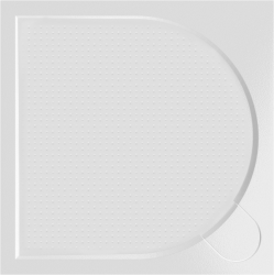 GELCO - LARCA sprchová vanička z liateho mramoru, štvorec 90x90x3cm (PL009)