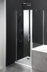 GELCO - ONE sprchová zástena oddelujúca vaňu a sprchový kút, 800x800 mm, číre sklo (GO3780)