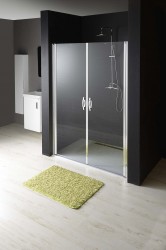 GELCO - ONE sprchové dvere dvojkrídlové do niky 1080-1120 mm, číre sklo 6 mm (GO2811)