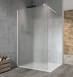GELCO - VARIO WHITE jednodielna sprchová zástena na inštaláciu k stene, matné sklo, 700  (GX1470GX1015)
