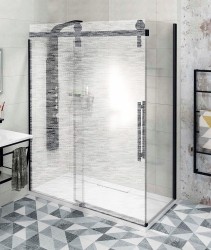 GELCO - VOLCANO BLACK bočná stena 900 číre sklo (GV3490)