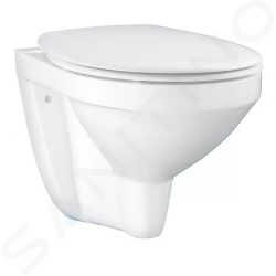 GROHE - Bau Ceramic Závesné WC s doskou, alpská biela (39497000)