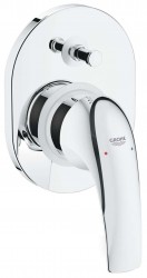 GROHE - BauCurve Vaňová batéria pod omietku, s telesom, chróm (29043000)