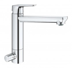 GROHE - BauEdge Drezová batéria s uzatváracím ventilom, chróm (31696000)