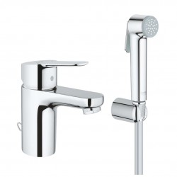 GROHE - BauEdge Umývadlová batéria s bidetovou spŕškou, chróm (23757000)