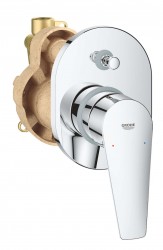 GROHE - BauEdge Vaňová batéria pod omietku, s telesom, chróm (29039001)