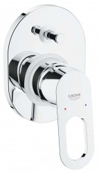 GROHE - BauLoop Vaňová batéria pod omietku, s telesom, chróm (29041000)