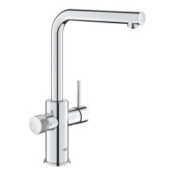 GROHE - Blue Pure Dřezová baterie Minta s filtrační funkcí a výsuvnou koncovkou, chrom (30590000)