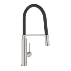 GROHE - Concetto Drezová batéria s flexibilným ramenom a prepínačom, supersteel (31491DC0)